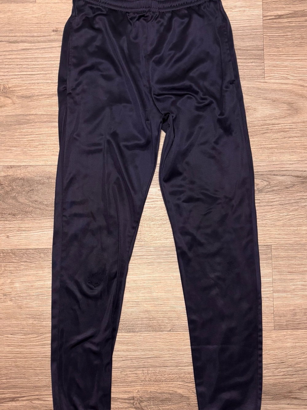 Real Essentials Boys Navy Blue Athletic Jogger Pants Size Small